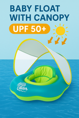 Bouée Bébé avec Auvent UV (UPF50+) | راحة وأمان لطفلك تحت الشمس - image 3
