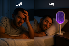 Raquette Anti-Moustiques 3‑en‑1 (Lampe & Support) | راكيت حماية 3 في 1 ضد الناموس - image 2