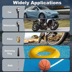 Gonfleur d’Air Portable (Auto, Moto, Vélo) | مضخة هواء محمولة - image 3