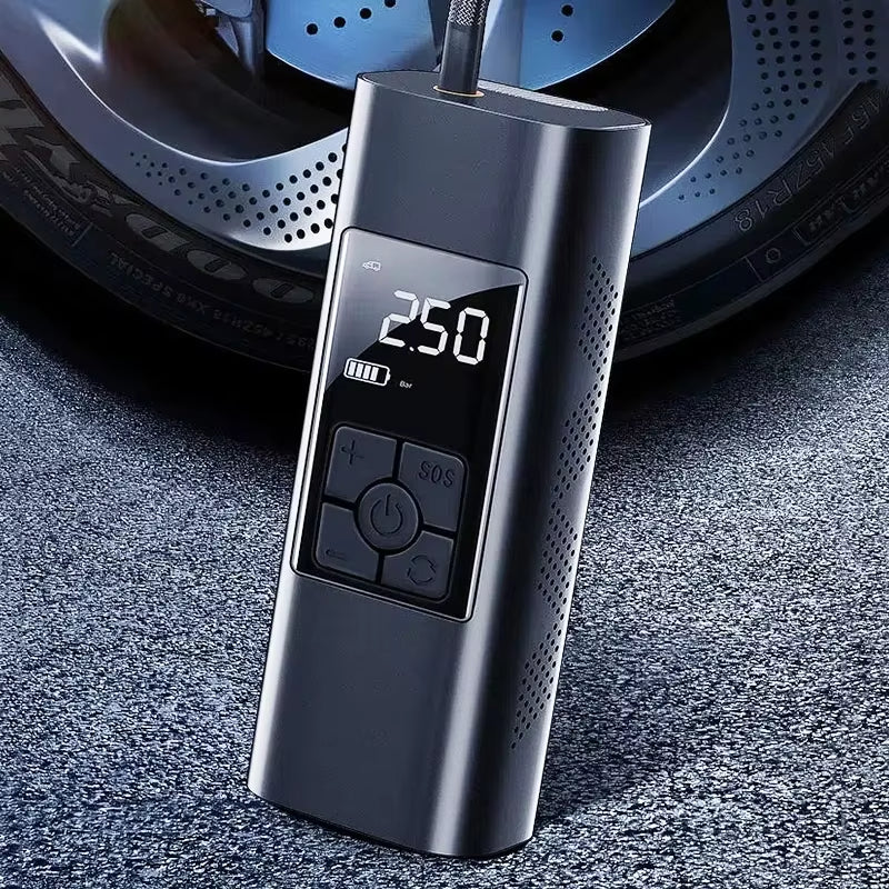 Gonfleur d’Air Portable (Auto, Moto, Vélo) | مضخة هواء محمولة