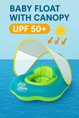 Bouée Bébé avec Auvent UV (UPF50+) | راحة وأمان لطفلك تحت الشمس - image 3