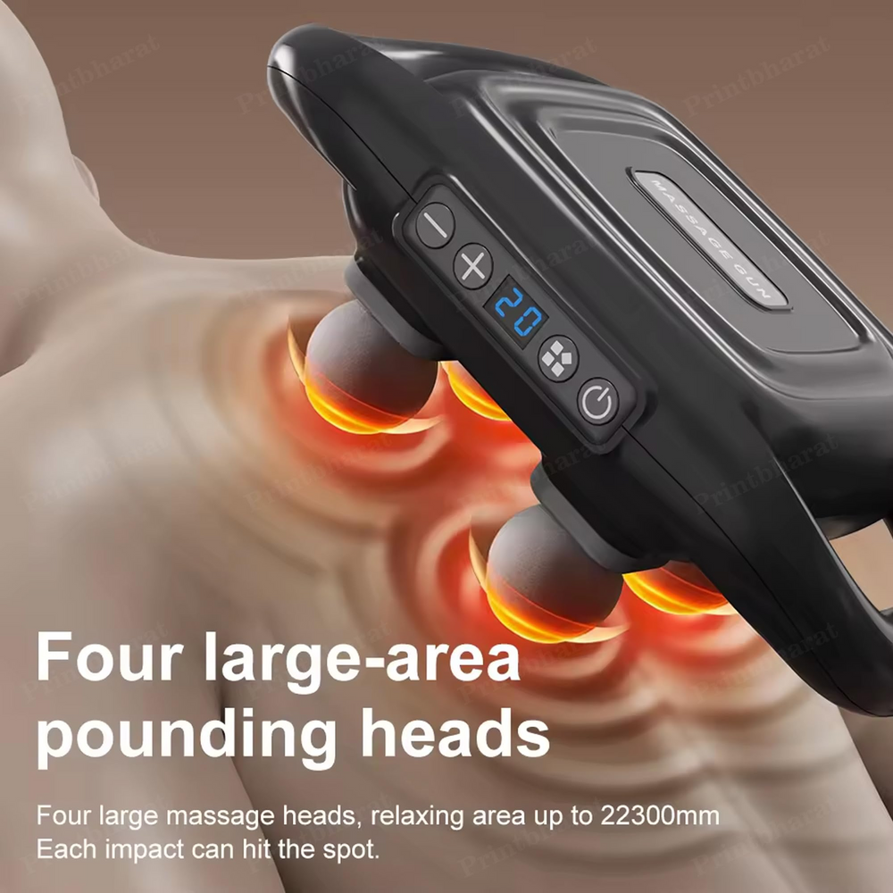 Appareil de Massage 4 Têtes avec Chaleur | جهاز تدليك ذكي بـ4 رؤوس وحرارة - vue 2 | عرض 2