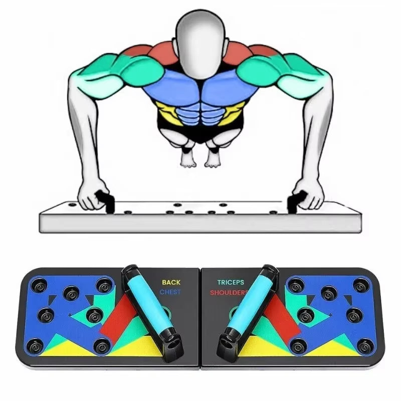 Planche de Pompes 9‑en‑1 Pliable (Bandes incluses) | لوح ضغط قابل للطي 9 في 1 - image 2