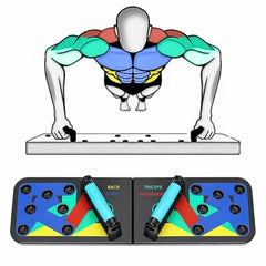 Planche de Pompes 9‑en‑1 Pliable (Bandes incluses) | لوح ضغط قابل للطي 9 في 1 - image 2
