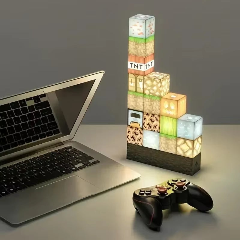 Lampe Créative Minecraft – Décor modulable | مصباح ماينكرافت الإبداعي - image 4